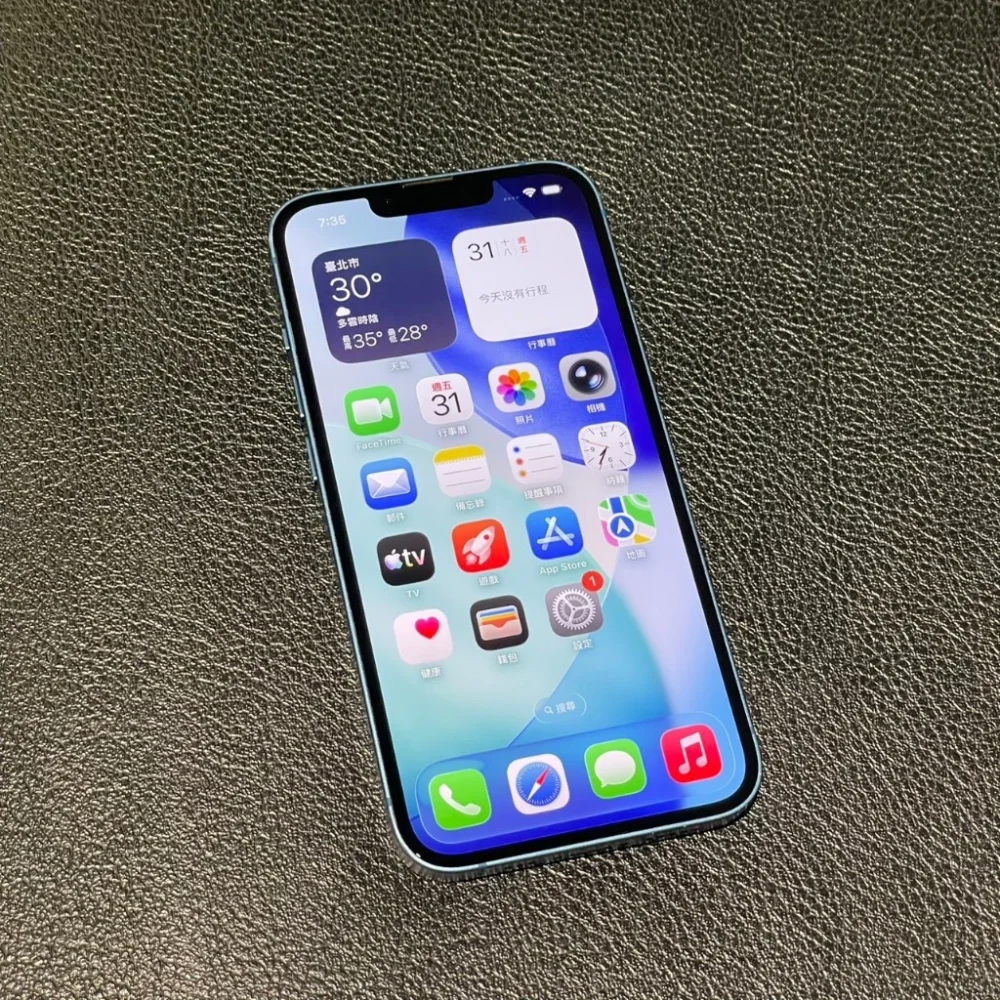 apple iphone 13 128g 藍 電池健康度80% ios:26.5.2 A2633#2300