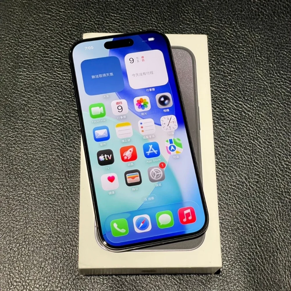 apple iphone 15 pro 256g 黑鈦 電池健康度79% ios:26.5 A3102#2251
