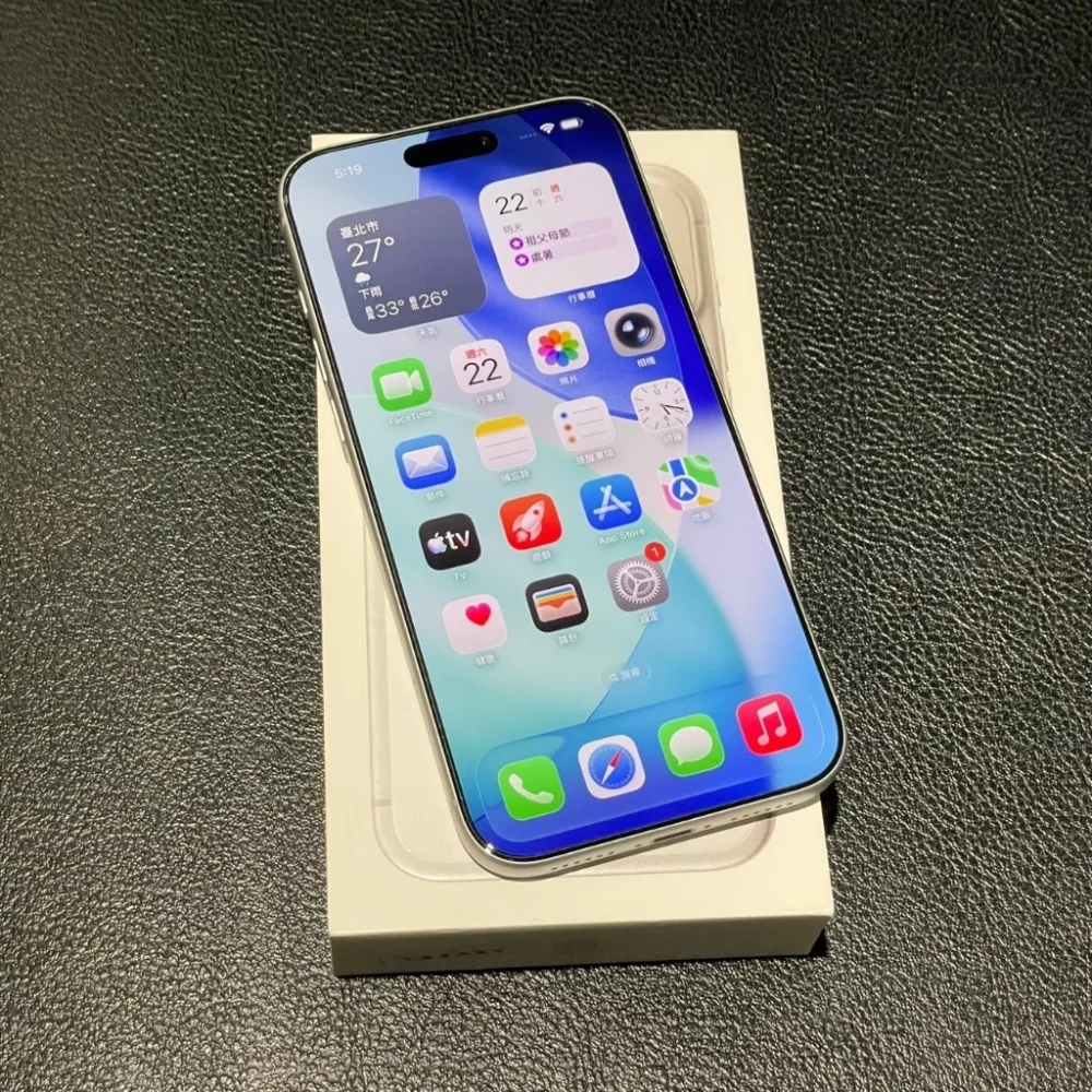 apple iphone 17 pro max 256g 銀 保固至2027/7/9 A3526 i17pm#2321