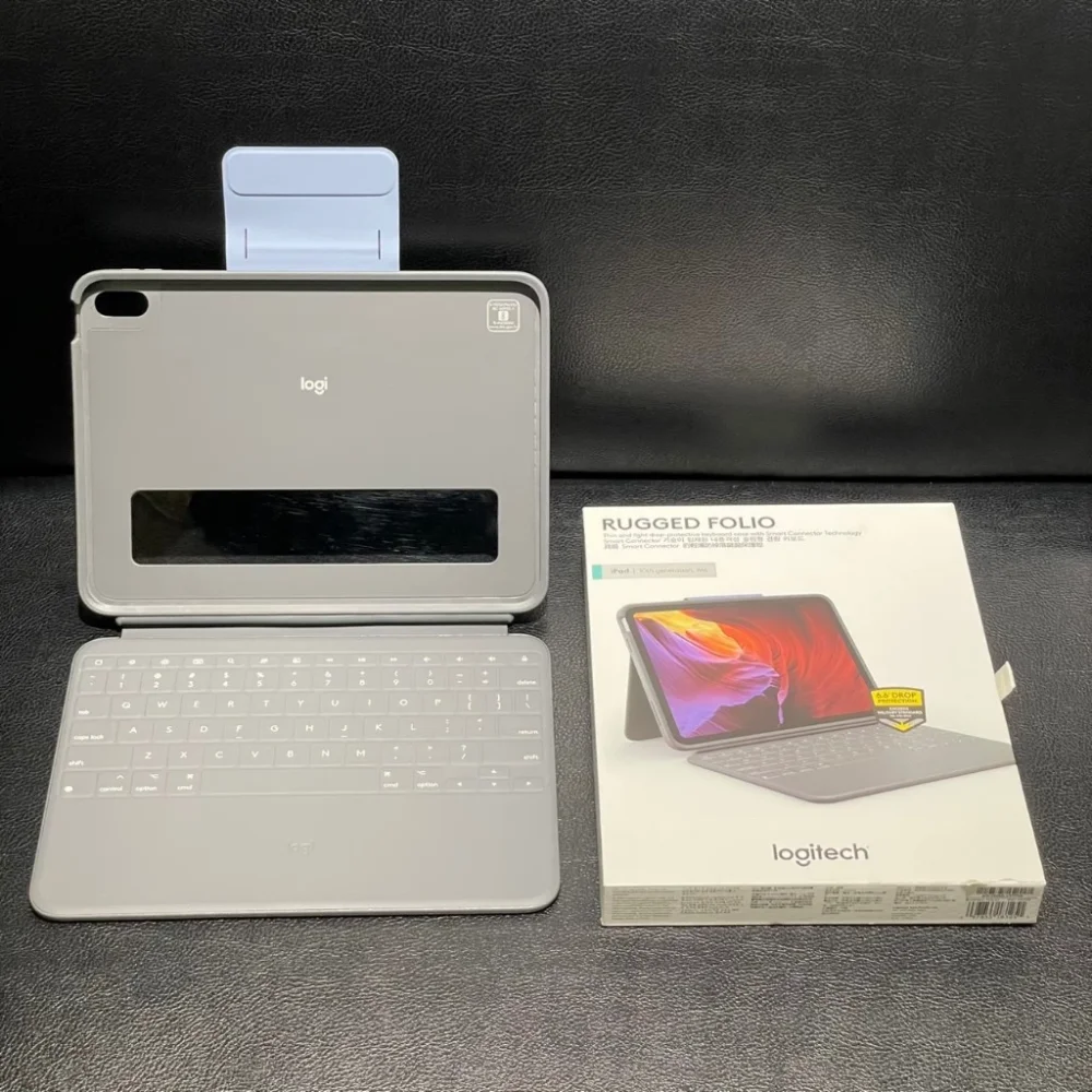 Logitech 羅技 Rugged Folio 鍵盤,適用於 iPad (A16) YU0079 公司貨#2269